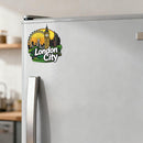 London UK Eye Big Ben Waterproof Vinyl Sticker for Car Laptop Luggage