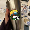 Tokyo Japan Waterproof Vinyl Sticker Scratch Resistant for Car Laptop Luggage