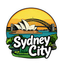 Sydney Australia Waterproof Vinyl Sticker Scratch Resistant for Car Laptop Luggage