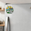 New York USA Waterproof Vinyl Sticker Scratch Resistant for Car Laptop Luggage