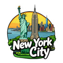 New York USA Waterproof Vinyl Sticker Scratch Resistant for Car Laptop Luggage