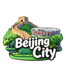 Beijing China Waterproof Vinyl Sticker Landmark for Car Laptop Luggage