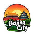 Beijing China Waterproof Vinyl Sticker Traditional for Car Laptop Luggage
