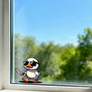 Cute Stickers Vinyl Self-adhesive Waterproof Sunproof for Glass Window Laptop