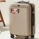 Beautiful Girl Stickers Customizable No bubbles for Luggage Window Wall Thermos