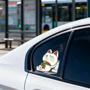 Lucky Cat Stickers Customizable Personalized for Window Wall Cars Luggage