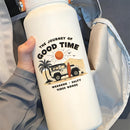 Good Time Journey Waterproof Vinyl Sticker for Car Laptop Luggage