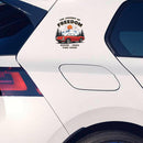 Freedom Journey Waterproof Vinyl Sticker for Car Laptop Luggage