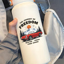 Freedom Journey Waterproof Vinyl Sticker for Car Laptop Luggage