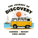 Discovery Journey Waterproof Vinyl Sticker for Car Laptop Luggage