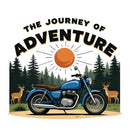 Adventure Journey Waterproof Vinyl Sticker for Car Laptop Luggage