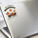 Memories Journey Waterproof Vinyl Sticker for Car Laptop Luggage