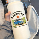 Serenity Journey Waterproof Vinyl Sticker for Car Laptop Luggage