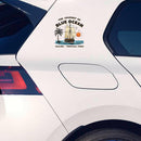 Blue Ocean Journey Waterproof Vinyl Sticker for Car Laptop Luggage