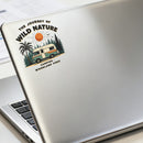 Wild Nature Journey Waterproof Vinyl Sticker for Car Laptop Luggage