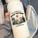 Wild Nature Journey Waterproof Vinyl Sticker for Car Laptop Luggage