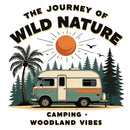 Wild Nature Journey Waterproof Vinyl Sticker for Car Laptop Luggage