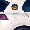 Beach Surf VW Beetle Waterproof Vinyl Sticker for Car Laptop Luggage