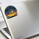 Beach Surf VW Beetle Waterproof Vinyl Sticker for Car Laptop Luggage