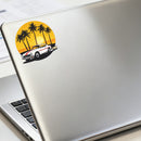 Beach Surf Car Waterproof Vinyl Sticker for Car Laptop Luggage water cup