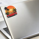 Sunset Convertible Surf Waterproof Sticker for Car Laptop Luggage water cup