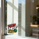 They Not Like Us Waterproof Vinyl Sticker for Car Laptop Luggage water cup