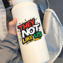 They Not Like Us Waterproof Vinyl Sticker for Car Laptop Luggage water cup