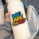We Are The Best Waterproof Vinyl Sticker for Car Laptop Luggage water cup