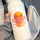 Sunset Water Waterproof Vinyl Sticker for Car Laptop Luggage water cup
