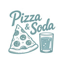 Sticker Pizza and Soda Car Window Skateboard Laptop Bottle Tumbler Decal