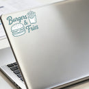 Vinyl Sticker Burgers and Fries Car Window Skateboard Laptop Bottle Tumbler Decal