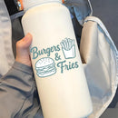 Vinyl Sticker Burgers and Fries Car Window Skateboard Laptop Bottle Tumbler Decal