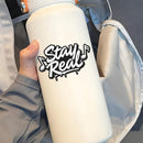 Vinyl Sticker Stay Real Car Window Skateboard Laptop Bottle Tumbler Decal