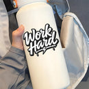 Vinyl Sticker Work Hard Car Window Skateboard Laptop Bottle Tumbler Decal