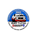 Sticker 1985 European Touring Car Volvo 240 Turbo Eggenberger Car Window Laptop