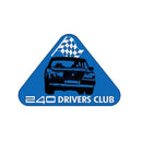 Vinyl Sticker 240 Drivers Club Volvo Car Window Laptop Bottle Skateboard Tumbler