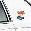 Sticker Ocean Breeze Sailboat Wave Car Window Laptop Bottle Skateboard Tumbler