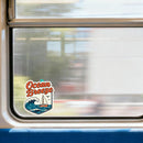 Sticker Ocean Breeze Sailboat Wave Car Window Laptop Bottle Skateboard Tumbler