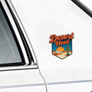 Vinyl Sticker Desert Heat Cactus Desert Car Window Laptop Bottle Tumbler
