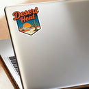 Vinyl Sticker Desert Heat Cactus Desert Car Window Laptop Bottle Tumbler