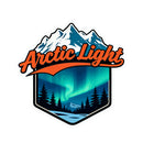 Vinyl Sticker Arctic Light Aurora Mountain Car Window Laptop Bottle Tumbler