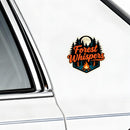 Vinyl Sticker Forest Whispers Campfire Moon Forest Car Window Laptop Bottle