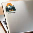 Vinyl Sticker Easy Camp Tent Mountain Forest Car Window Laptop Bottle Tumbler