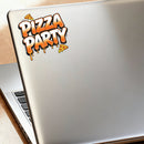 Vinyl Sticker Pizza Party Slice Food Car Window Laptop Bottle Tumbler Skateboard