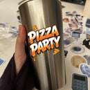Vinyl Sticker Pizza Party Slice Food Car Window Laptop Bottle Tumbler Skateboard