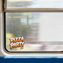 Vinyl Sticker Pizza Party Slice Food Car Window Laptop Bottle Tumbler Skateboard