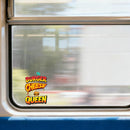 Vinyl Sticker Burger Cheese Queen Food Burger Car Window Laptop Bottle Tumbler