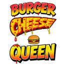 Vinyl Sticker Burger Cheese Queen Food Burger Car Window Laptop Bottle Tumbler