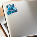 Vinyl Sticker Kai Storm Lightning Car Window Laptop Bottle Tumbler