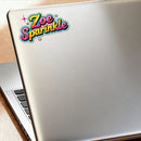 Vinyl Sticker Zoe Sparinkle Star Car Window Laptop Bottle Tumbler Skateboard